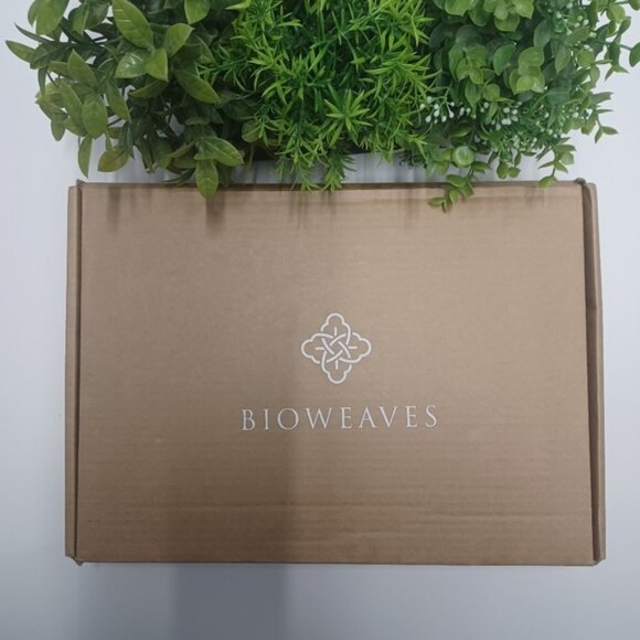 BIOWEAVES 100% Organic Cotton Sheet Set | Queen Size | Light Grey | NIB - Picture 2 of 5